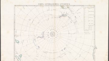 An old map of Antarctica from 1842.